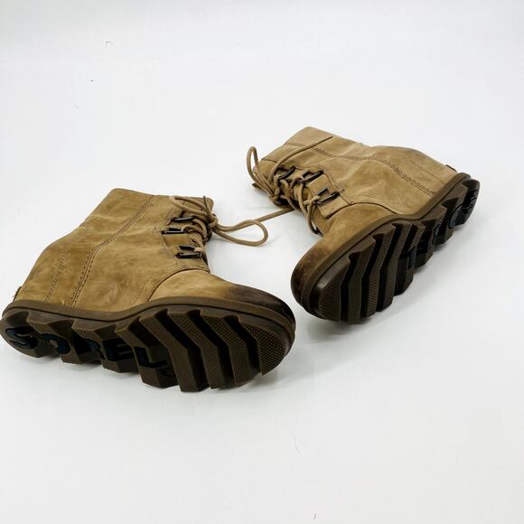 Sorel 10 brown Joan of Arctic Wedge boots - Picture 3 of 5